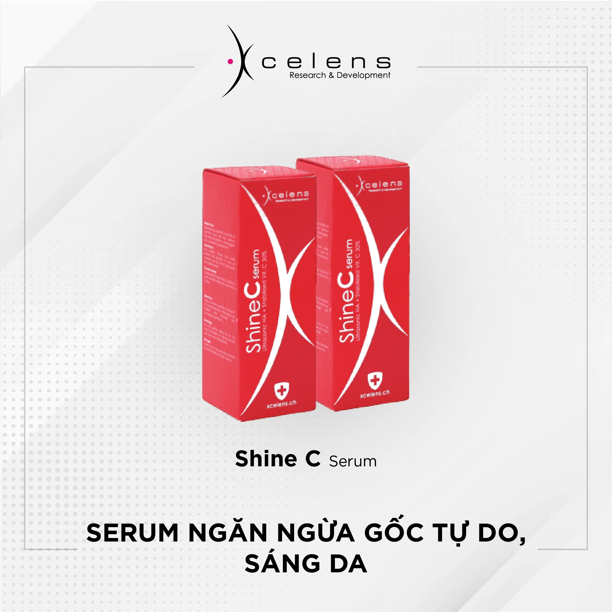 Shine C Serum - Serum ngăn ngừa gốc tự do, sáng da (Vitamin C 30%)