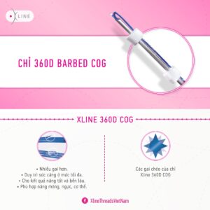 Chỉ 360D Barbed COG Xline