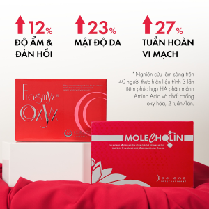 Phục hồi da nhiễm corticoid với Molecholin 