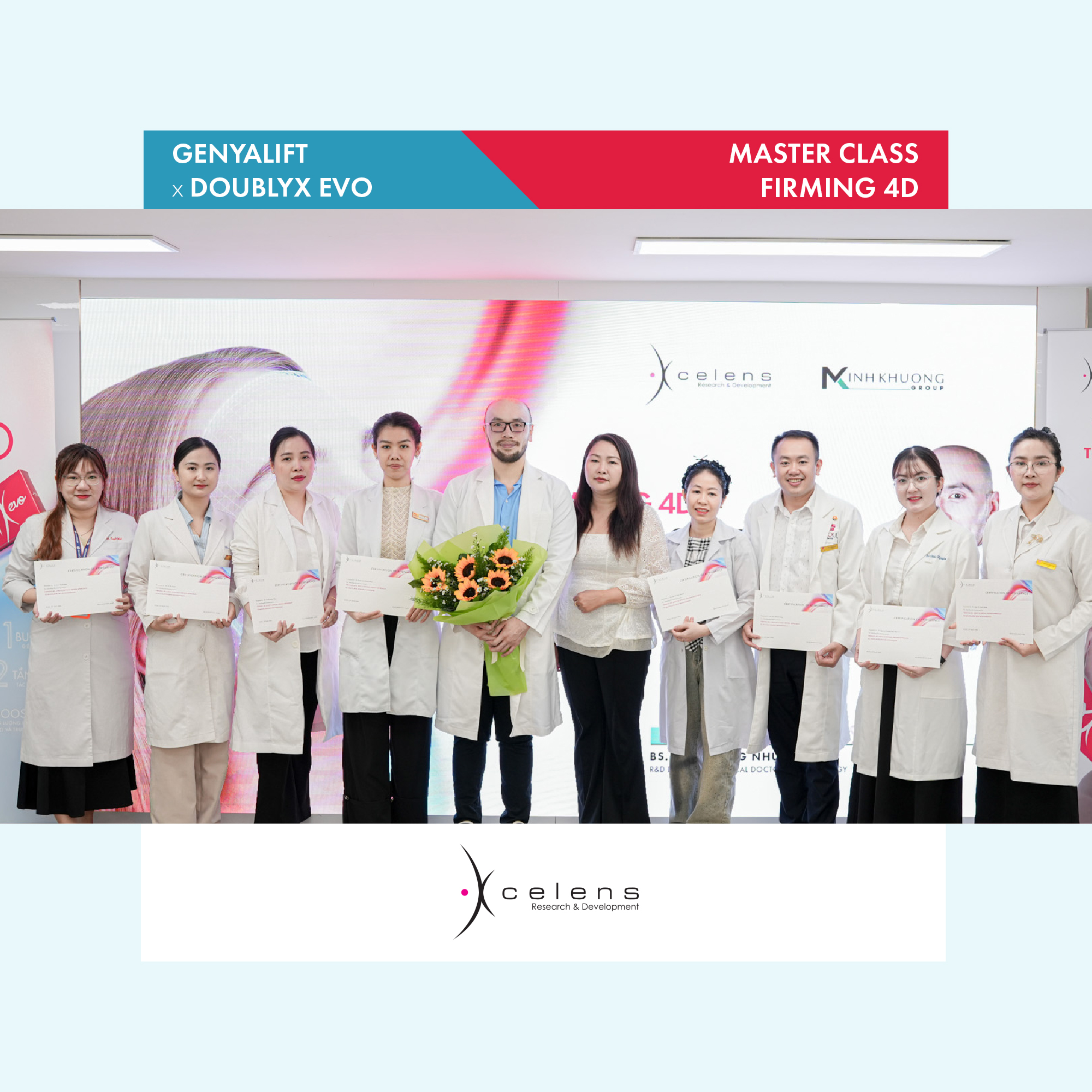 FIRMING 4D MASTER CLASS x SEOUL CENTER: Cập nhật phác đồ trẻ hóa đa tầng cùng Xcelens