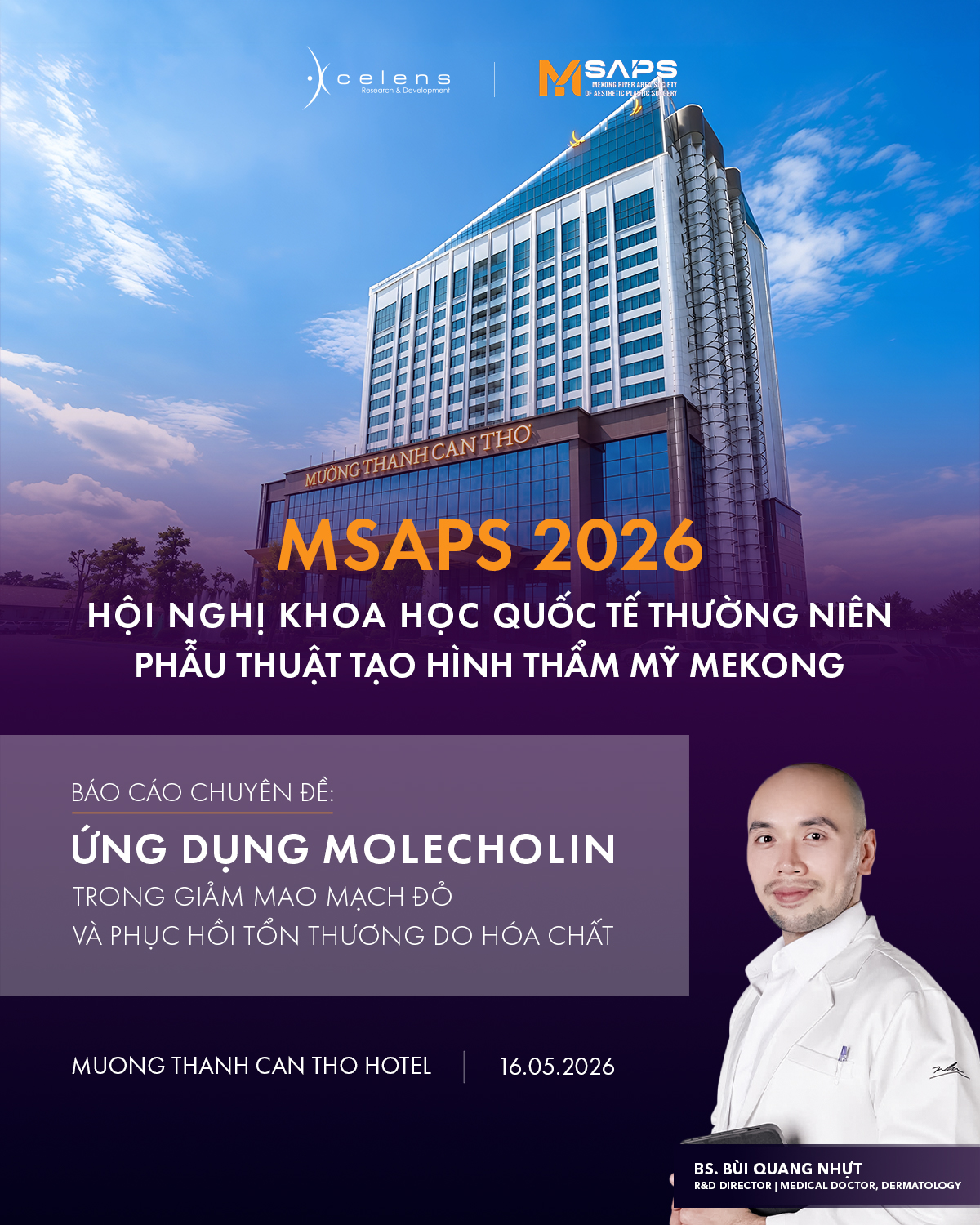 Xcelens đồng hành cùng Hội nghị MSAPS 2026