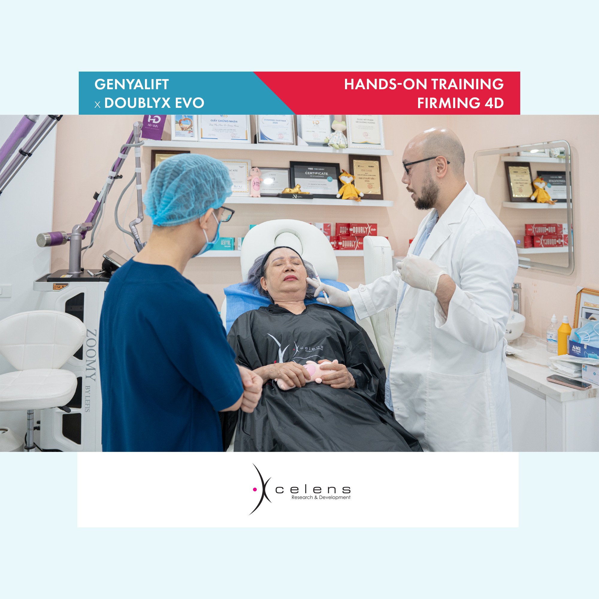 FIRMING 4D HANDS-ON TRAINING TẠI HD Skin Beauty & Academy