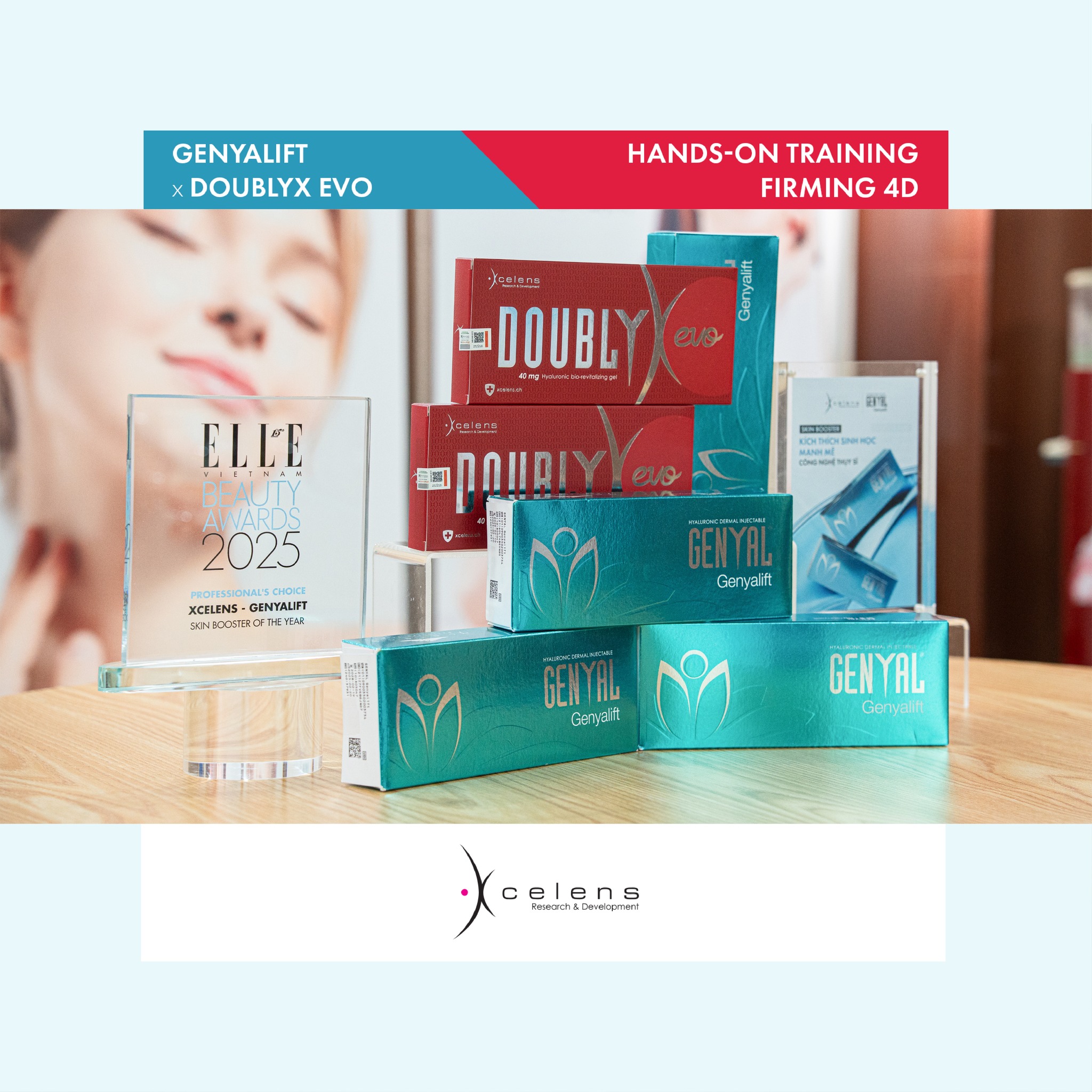 Firming 4D Hands-on Training: Chương trình đào tạo chuyên sâu về ứng dụng Skinbooster cùng Xcelens