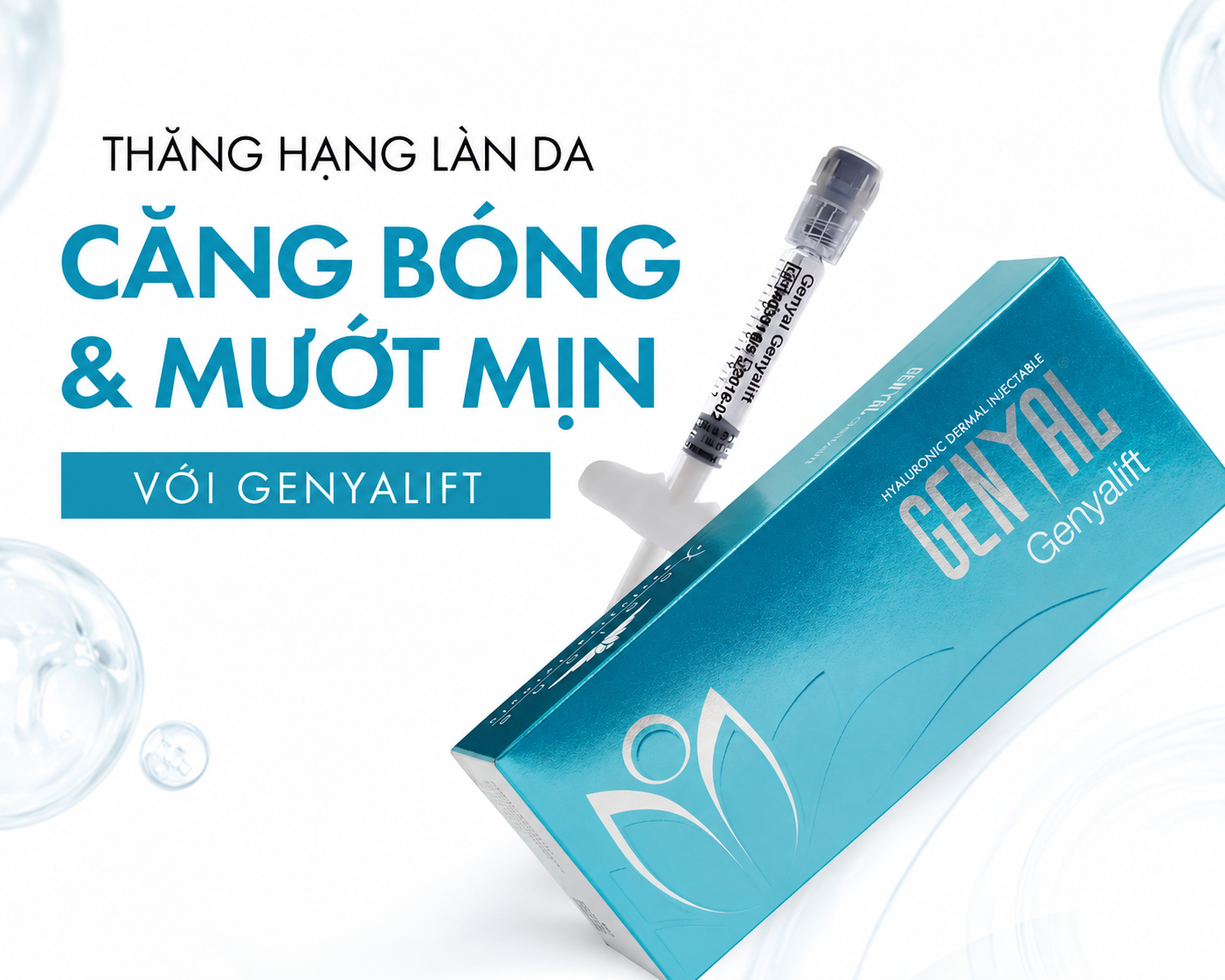 Tiêm HA Căng Bóng Da: Cải Thiện Chất Lượng Da Ẩm Mịn